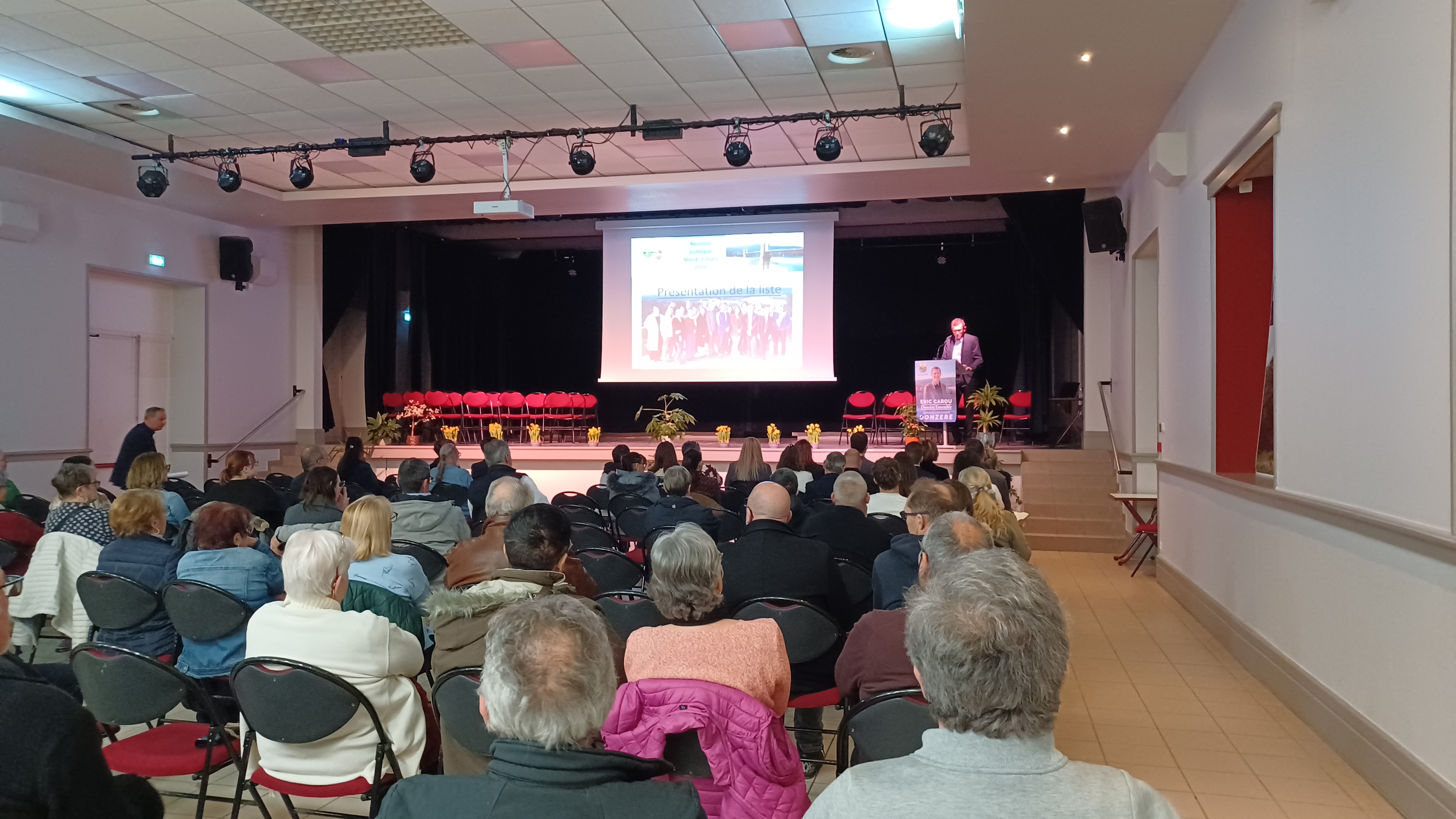 Personnes présentes à la présentation