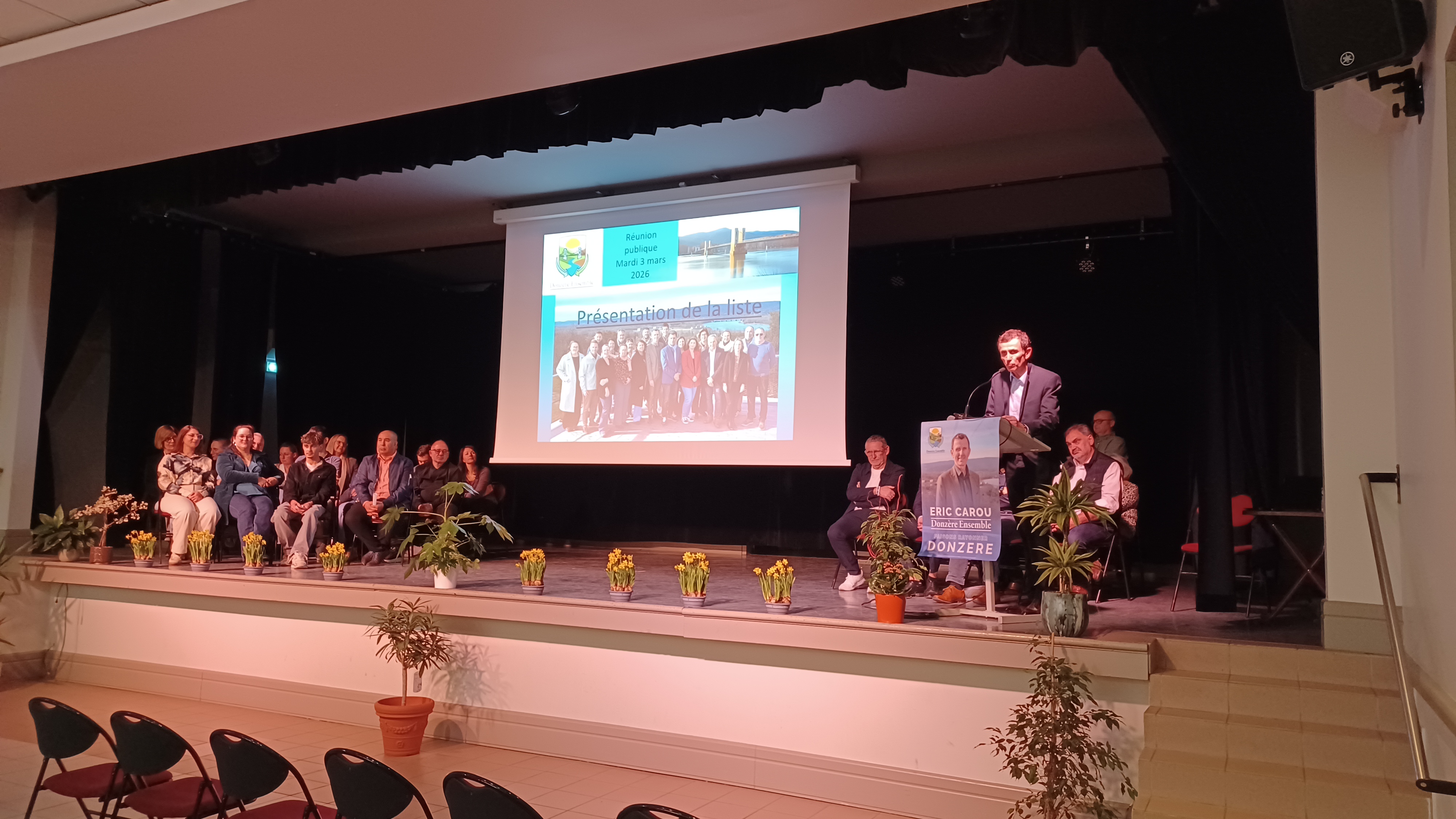 La liste Donzère Ensemble présentée